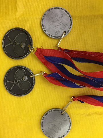 Medals provided to the winners 